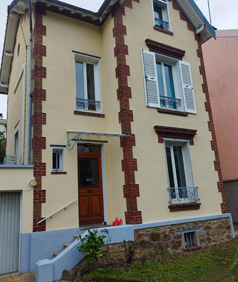 Ravalement de façade à Montfermeil en Seine Saint Denis 93