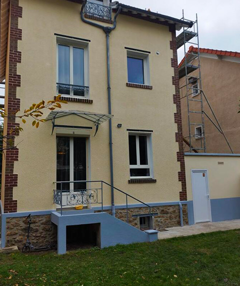 Ravalement de façade à Montfermeil en Seine Saint Denis 93