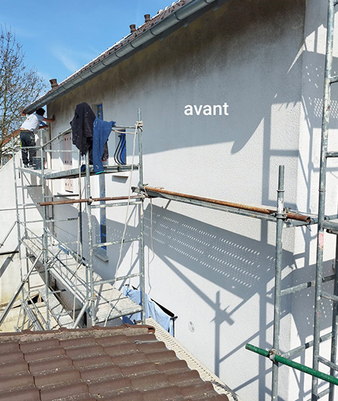 Ravalement de façade à Montfermeil en Seine Saint Denis 93